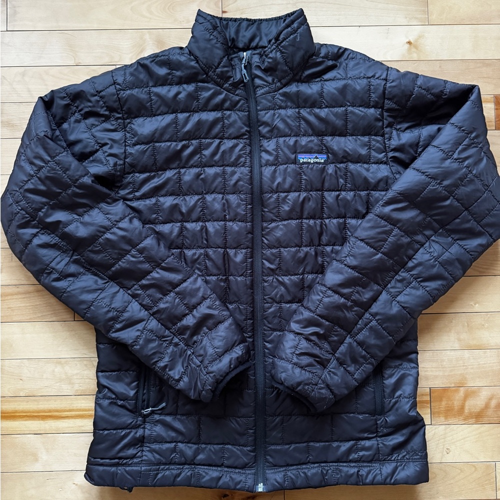 Patagonia Mens Nano Puff Jacket Black Medium Synthetic Down